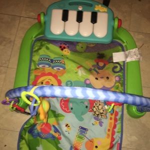 Fisher price kick and start piano playmat